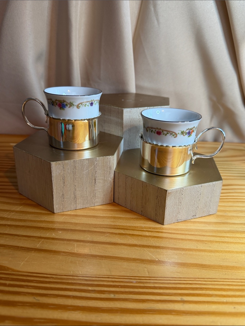 Vintage Schwarzenhammer Quist Demitasse Cups West Germany - Set of 2